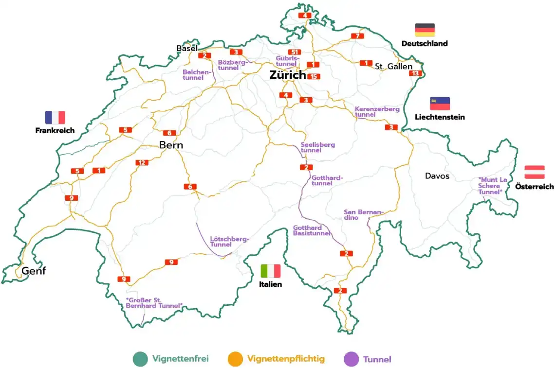 The Road Map of Swiss